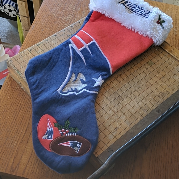 FREE NWOT NE Patriots Christmas Stocking - Picture 3 of 3